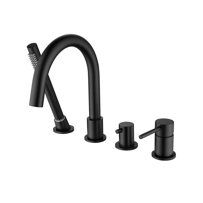 Halo Deck Mounted Roman Bathtub Faucet with Hand Shower - CTF-3101 (CF)