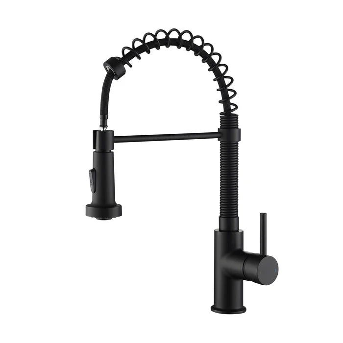 Genova Commercial Style Single Handle Pull Down Kitchen Sink Faucet - CKF-2003 (CF)