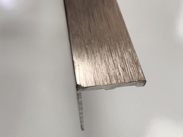 Aluminum Tile Trim for Pavers 22.5mm x 98" Nickel ESA225.88