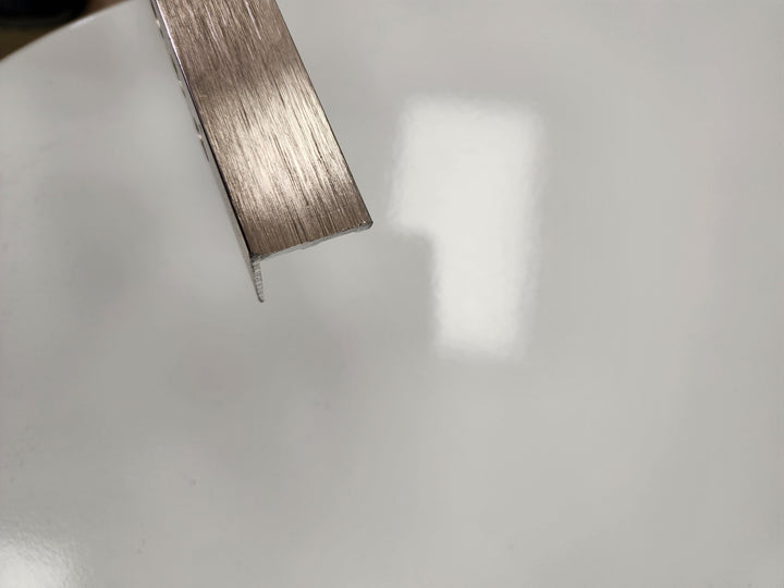 Aluminum Tile Trim for Pavers 22.5mm x 98" Nickel ESA225.88