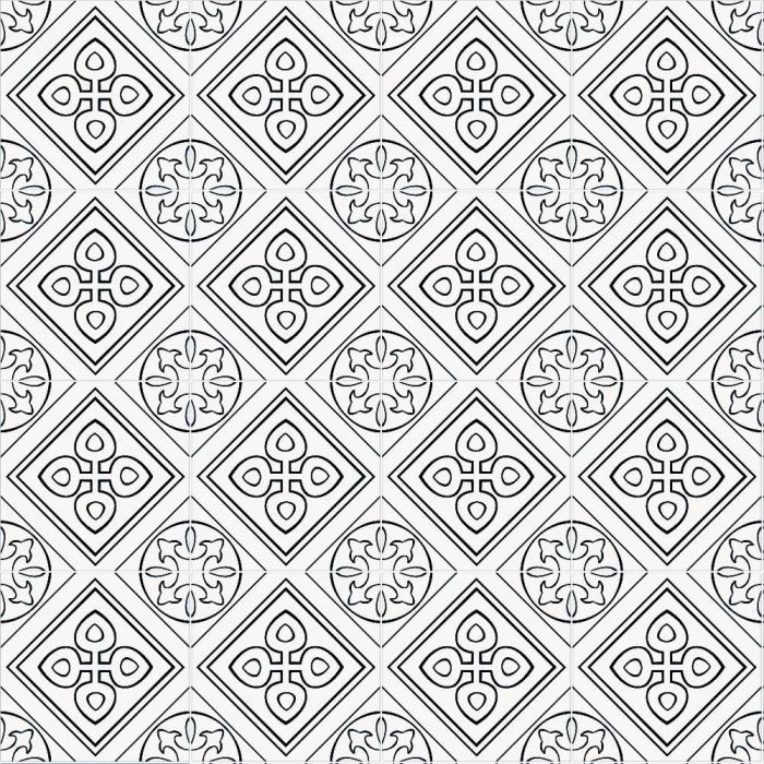 Wayne tile   Stencil     Series