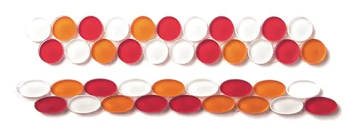 Glass Tile  Oval Round  Series