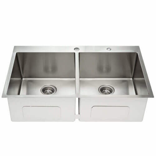 Fine Fixtures Top Mount Double Kitchen Sink