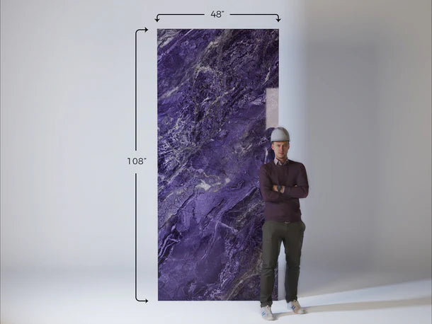 SAPPHIRE PURPLE Marble Look Panel