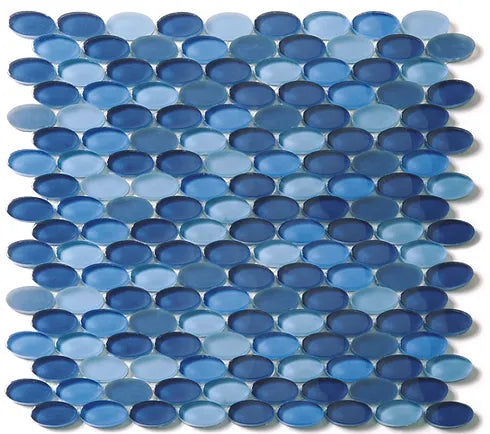 Glass Tile  Oval Round  Series