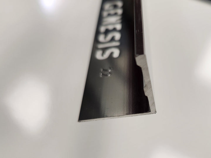 Aluminum Tile Trim for Pavers 22.5mm x 98" Bright Silver ESA225.91