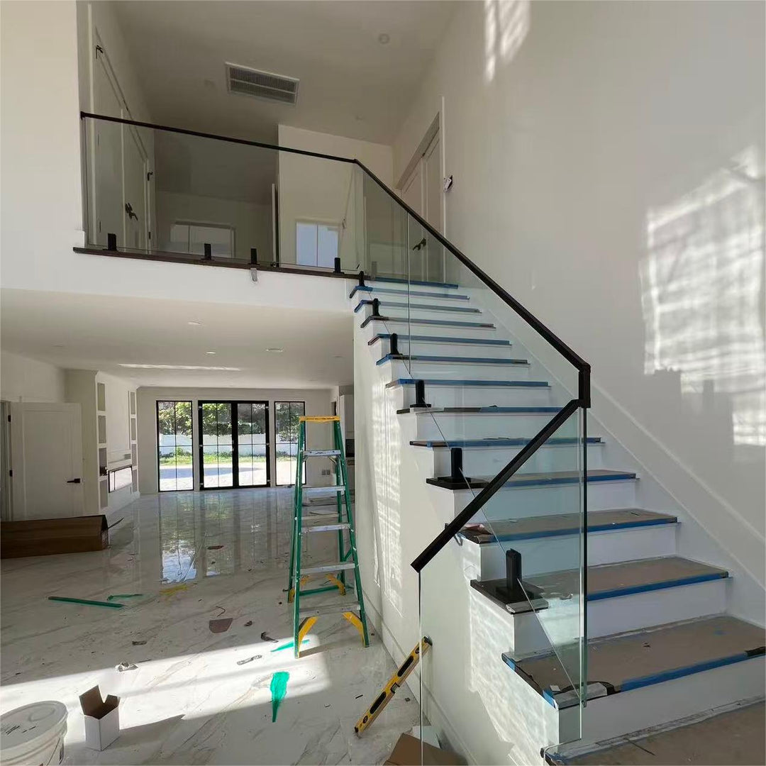 Balcony and Stairway Glass Railing