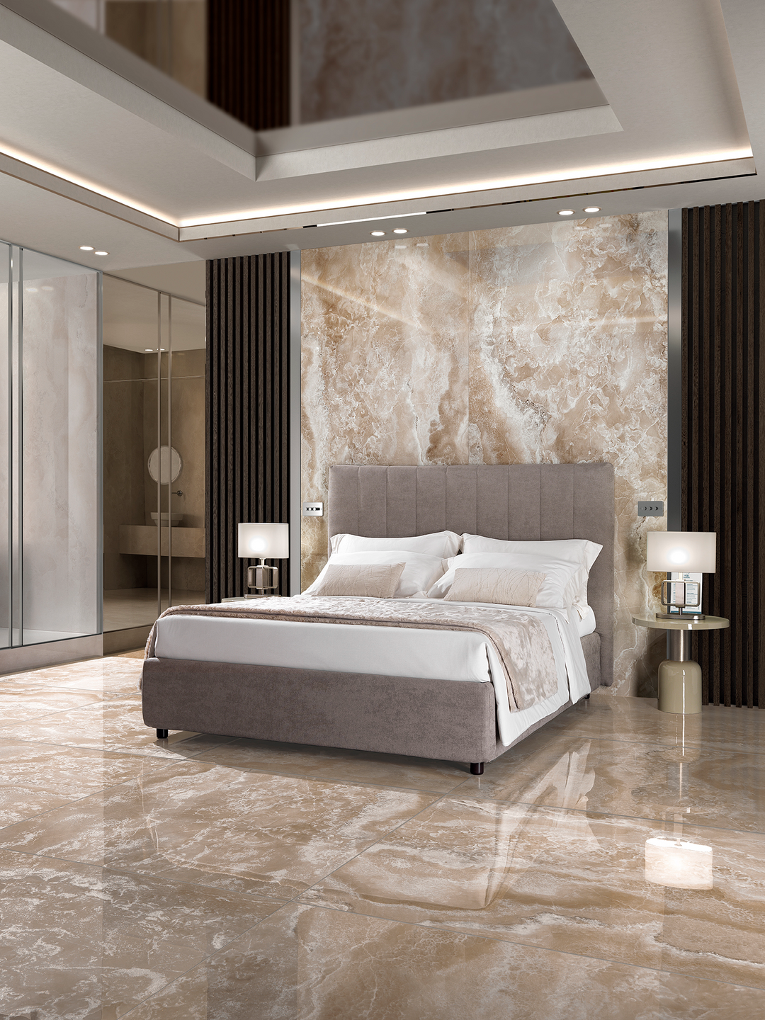 Tagina Onyx Diamond Series Polished Porcelain Tile