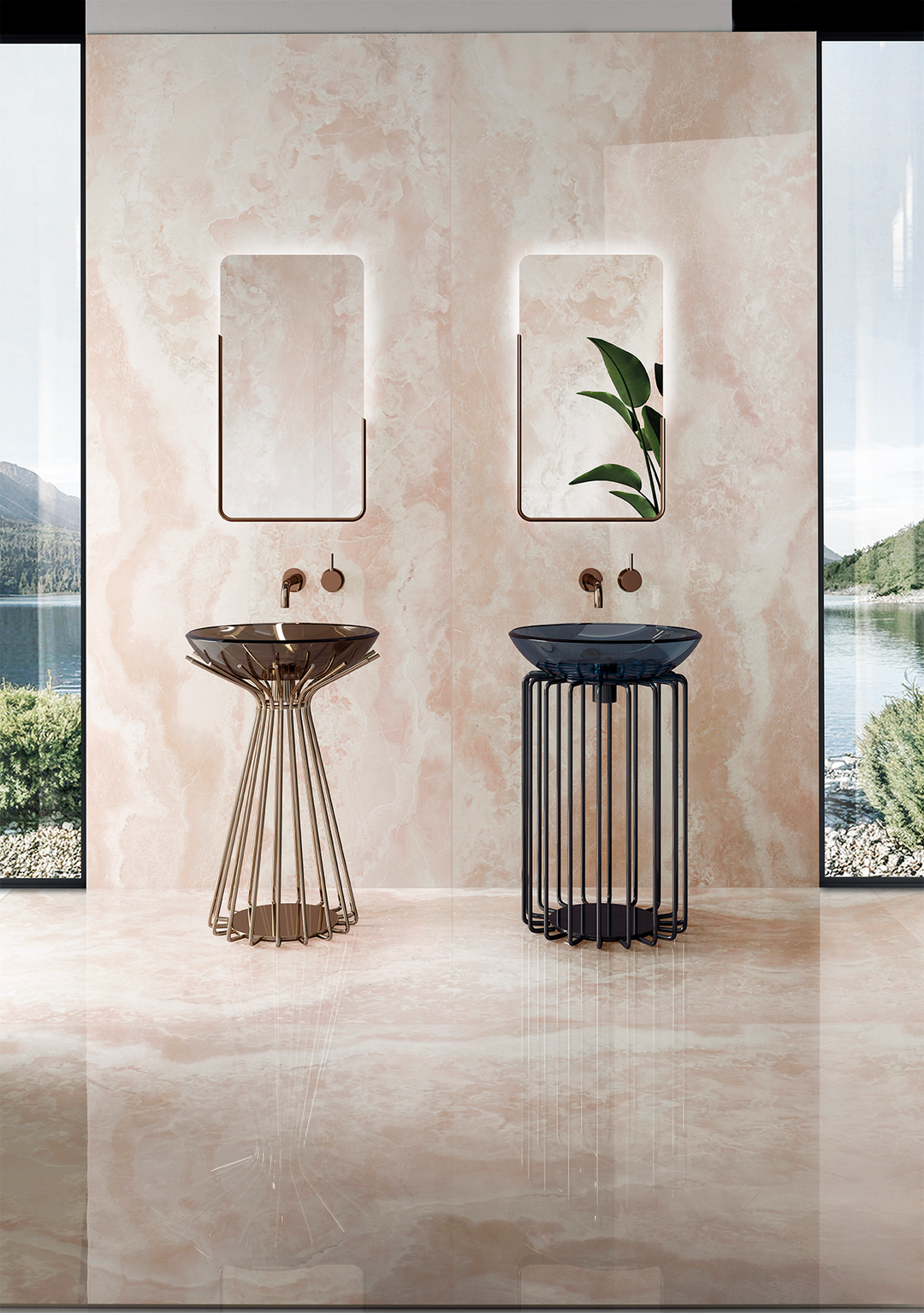 Tagina Onyx Diamond Series Polished Porcelain Tile