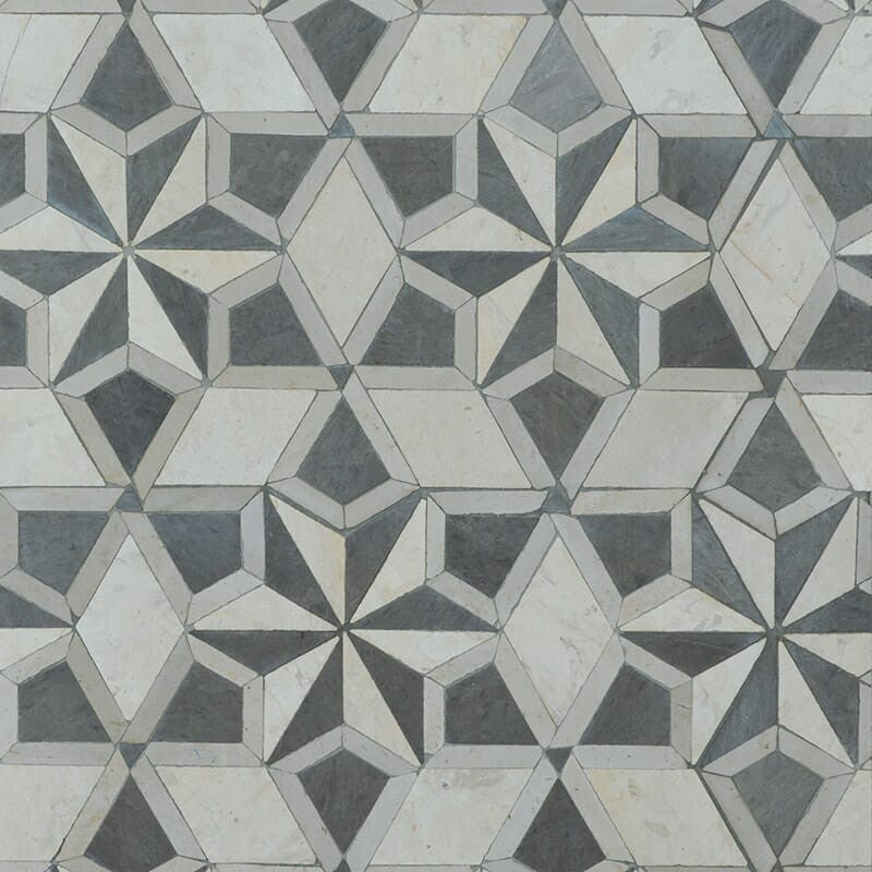 Sabrina Honed Limestone Mosaic (MYS)