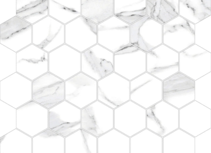 StandardTile     Mosaic Calacatta - Hexagon    Series