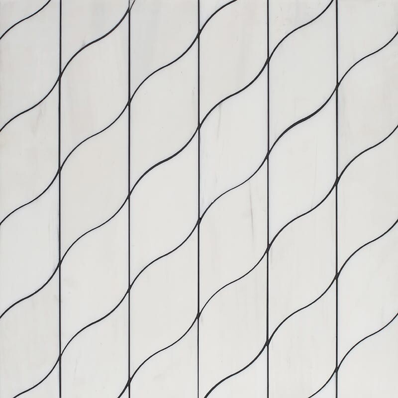 Snow White Multi Finish Gibraltar Marble Mosaic (MYS)
