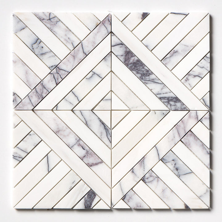 Lilac Honed Ponte Marble Mosaic (MYS)