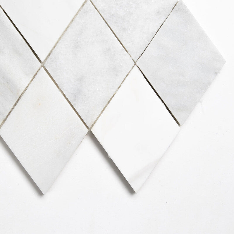 Afyon White, Avenza Light, Dolomite, Gla Multi Finish Almas Marble Mosaic (MYS)
