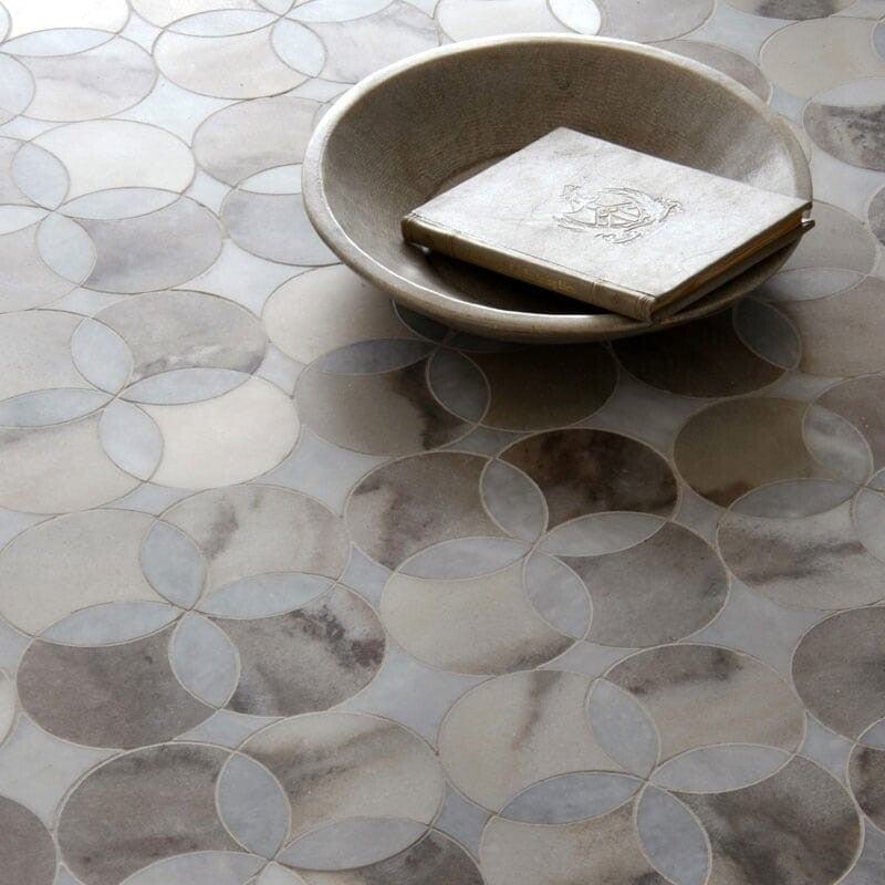 Afyon Grey, Palisandra Multi Finish Constantine Marble Mosaic (MYS)