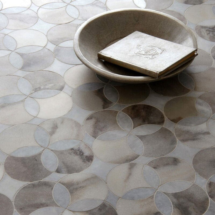 Afyon Grey, Palisandra Multi Finish Constantine Marble Mosaic (MYS)