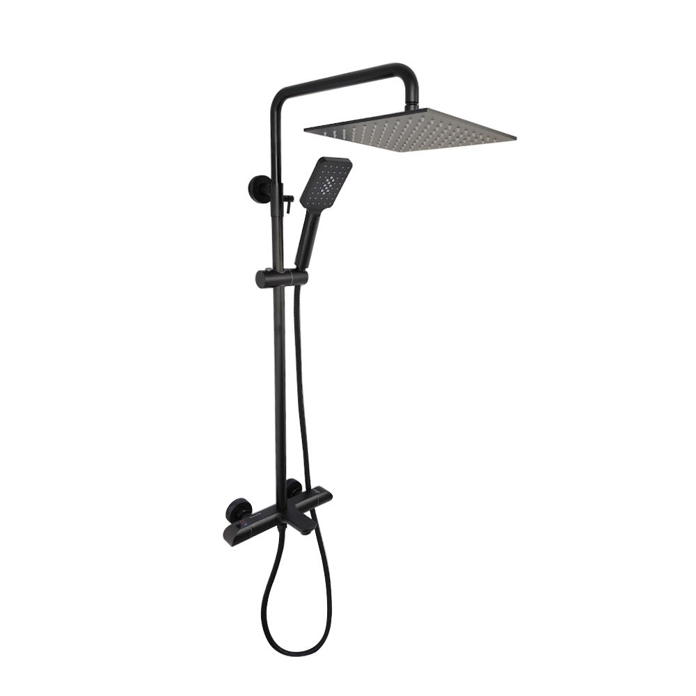 Aquadom Zen Series Square Thermostatic Shower Set