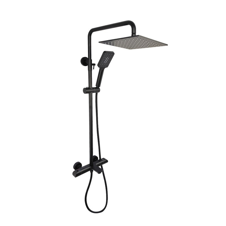 Aquadom Zen Series Square Thermostatic Shower Set