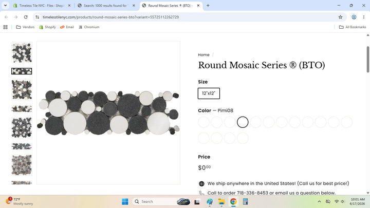 Round Mosaic    Series ®    (BTO)