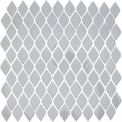 ProMosaics Glass – Pressed Raindrop + Hexwheel Mosaics