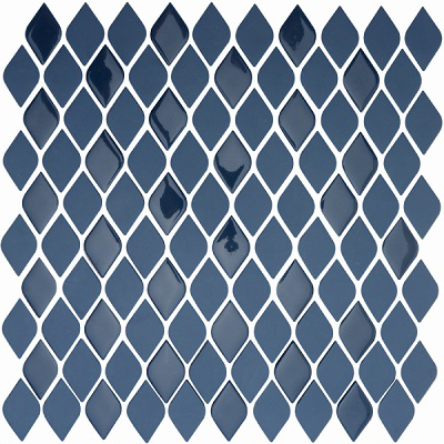 ProMosaics Glass – Pressed Raindrop + Hexwheel Mosaics