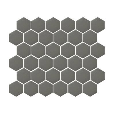 ProMosaics Unglazed – Porcelain Hex + Pennyround