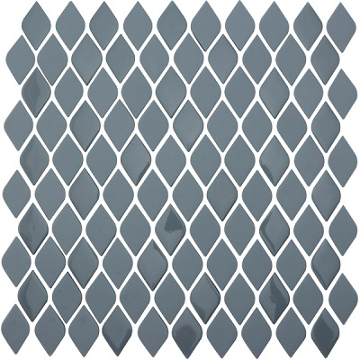 ProMosaics Glass – Pressed Raindrop + Hexwheel Mosaics
