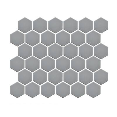 ProMosaics Unglazed – Porcelain Hex + Pennyround