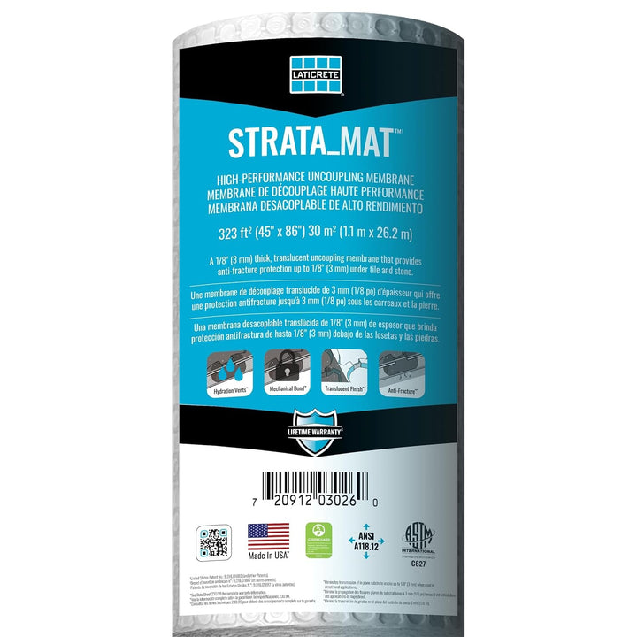 Laticrete Strata Mat Uncoupling Membrane