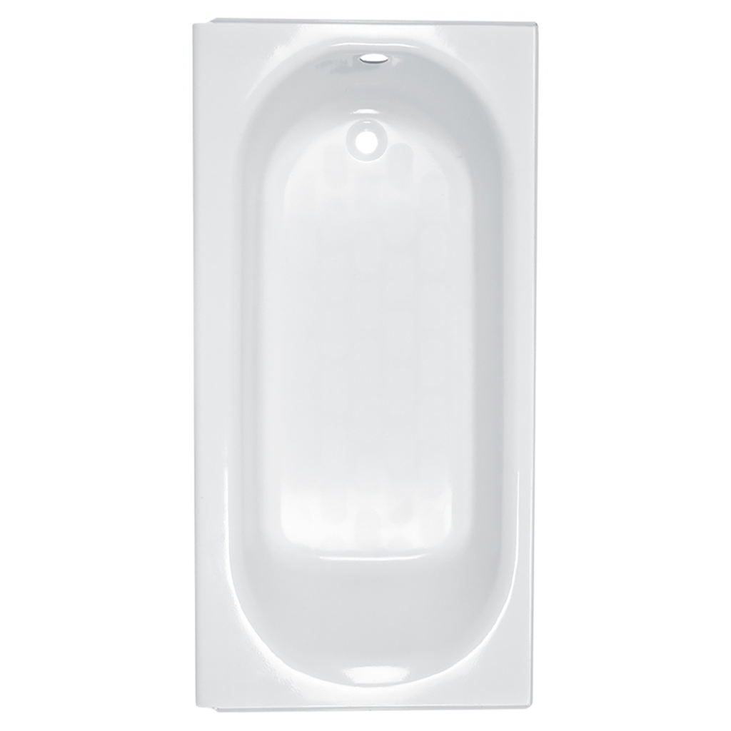 American Standard Princeton 60" x 30" Americast Apron-Front Bathtub with Left Hand Drain and Built-In Overflow 2390.202ICH.020
