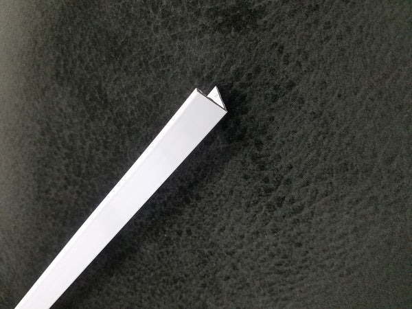 ESA 100.01 Genesis Metal Edge L Shape 10mm White 98.5"