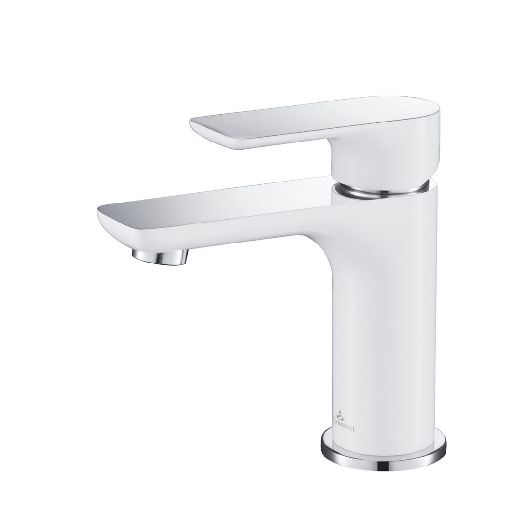 Single Handle Lavatory Faucet – F01 120 03 Chrome and White
