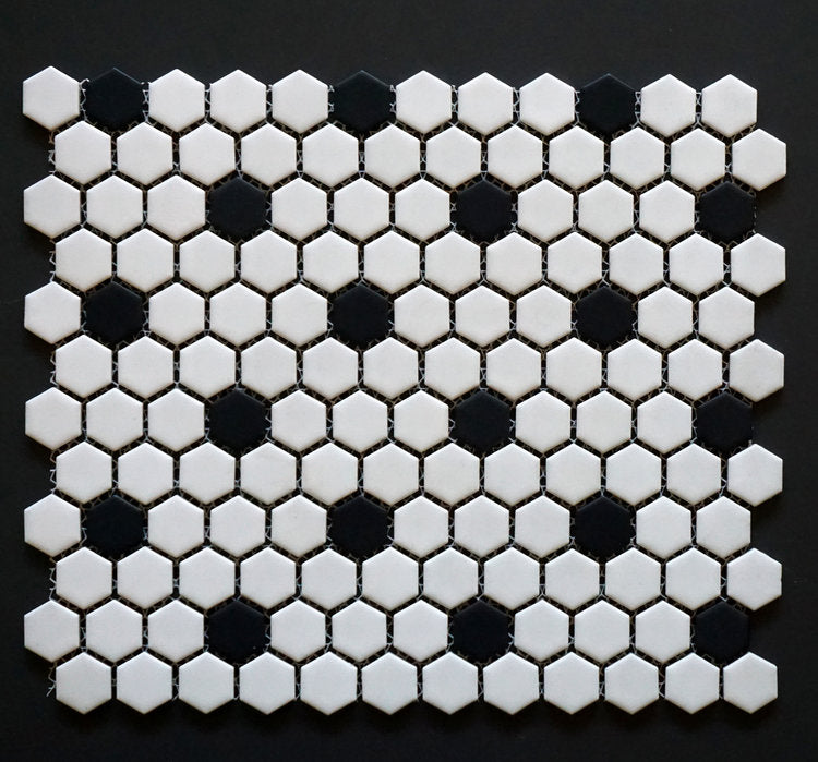 HEX 1015 - 1" Rosette Pattern Hexagon