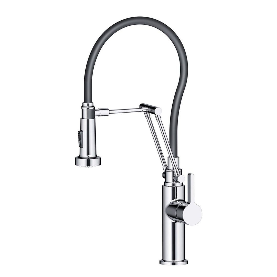 Single Handle Pull Out Kitchen Faucet – F01 208 01 Chrome