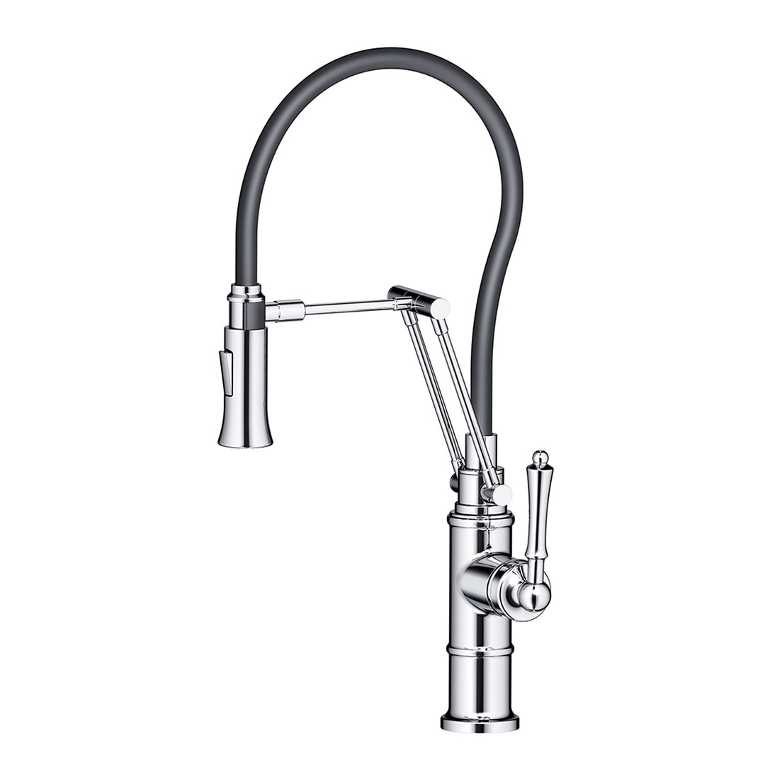 Single Handle Pull Out Kitchen Faucet – F01 209 01 Chrome