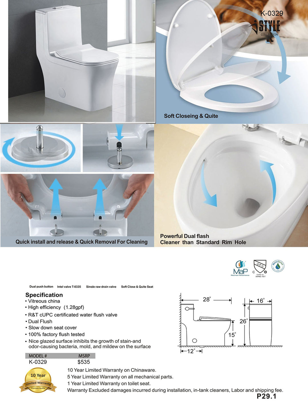 iStyle Toilet K-0329
