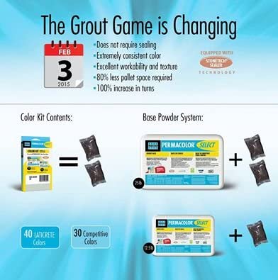 Laticrete Permacolor Select Grout Color Kit  #81 Butter Cream