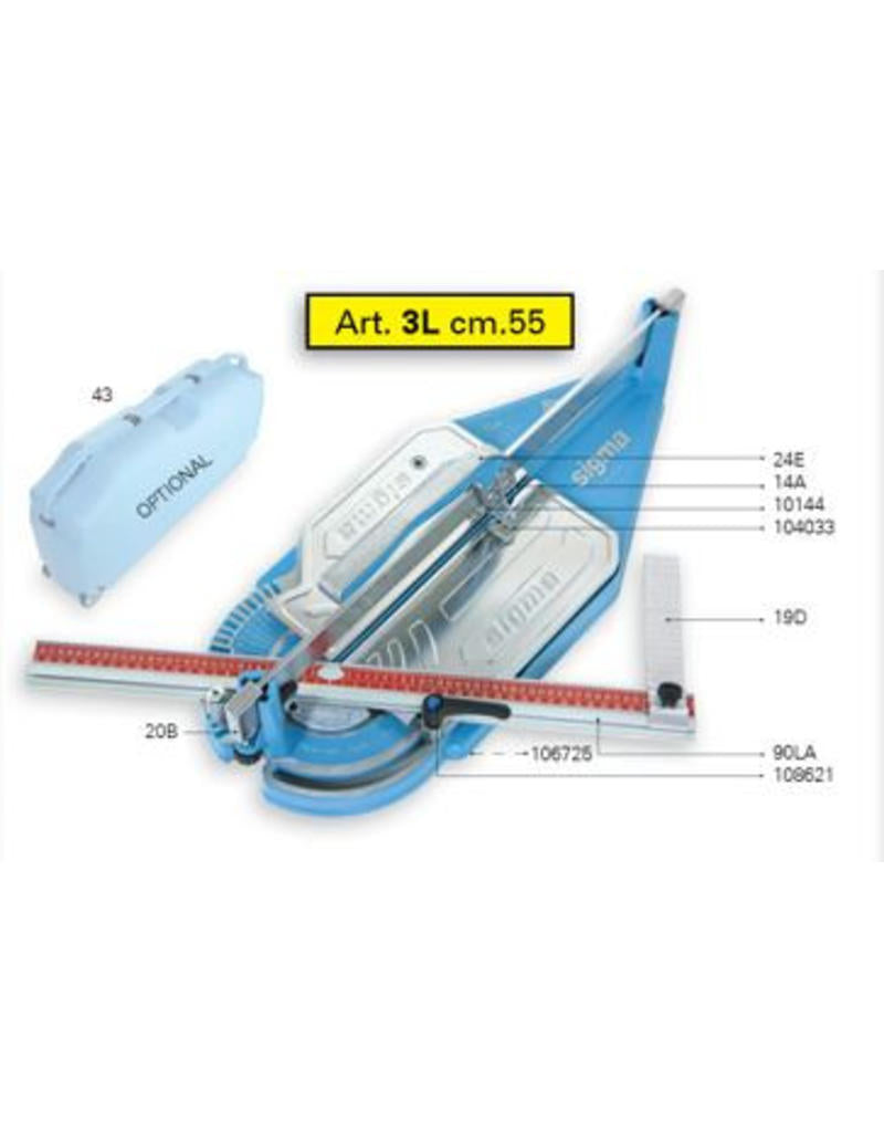Sigma 3L (21 inch) Porcelain Tile Snap Cutter (55 cm) – Timeless Tile NYC