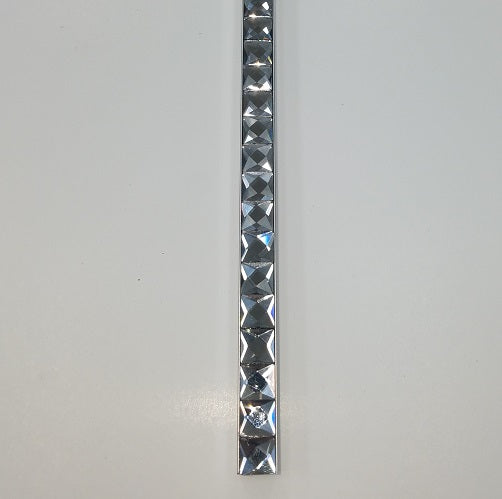 Alerio Decorative Tile Trim 7/16" x 96" Light Sapphire Diamond A-04