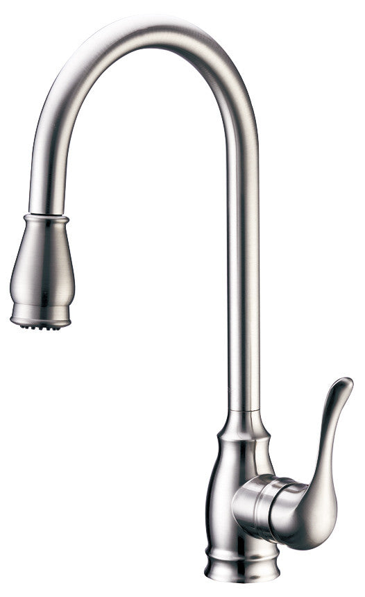 Dowell Single Handle Pull-Down Kitchen Faucet 8002 010 02