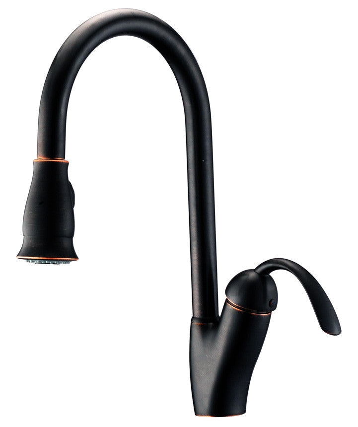 Dowell Single Handle Pull-Down Kitchen Faucet 8002 011 08 ORB