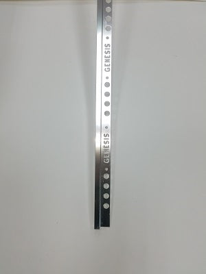TDP 100.91 Genesis Metal Edge Square 10mm Bright Silver 98"