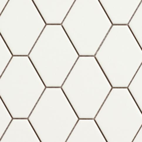 Atom Series Eggshell Flat 12.5" x 14.25" Mosaic BELSHELL01