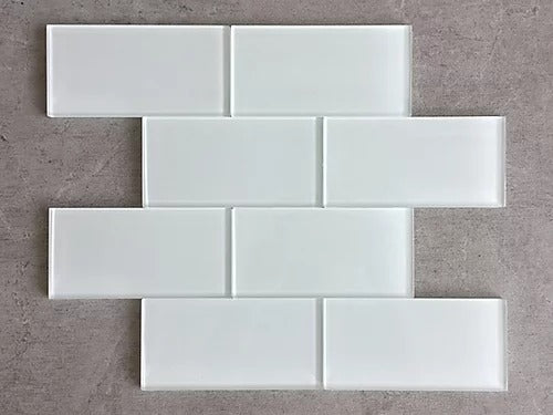 Elegant Mosaic GH125 Shell White 3" x 6"