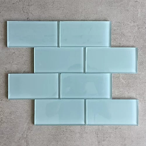 Elegant Mosaic GH129 Cambridge Blue 3" x 6"