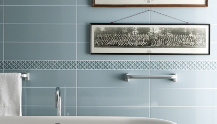 Kensington Collection 12 x 24 Ceramic Bathroom Wall Tiles (5 Colors)
