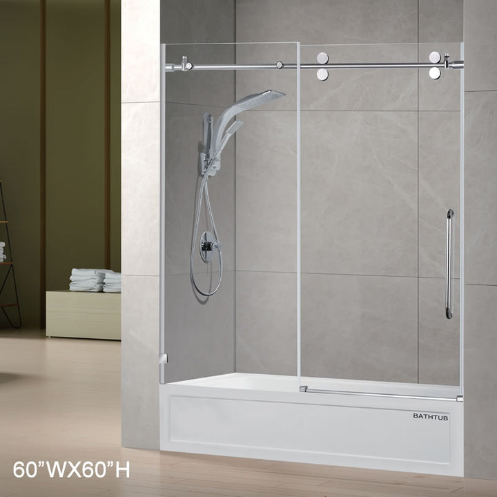 Pasgo Shower Door LY9501 Polished Chrome