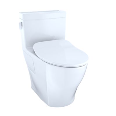 Toto Legato™ One-Piece Toilet, 1.28GPF, Elongated Bowl - WASHLET®+ Connection - Slim Seat MS624234CEFG#01