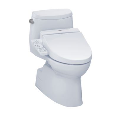 Toto Carlyle® II WASHLET®+ C100 One-Piece Toilet - 1.28 GPF MW6142034CEFG#01