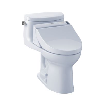 Toto Supreme® II WASHLET®+ C200 One-Piece Toilet - 1.28 GPF MW6342044CEFG#01